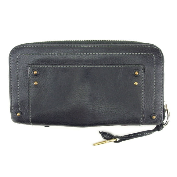 Chloe Paddington Zip Black Leather Long Wallet - Picture 2 of 6